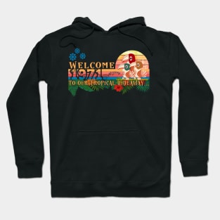 Welcome to our Tropical Hideaway 1971 Tiki Room Hoodie